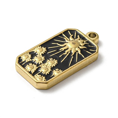 304 Stainless Steel Pendants STAS-G320-02F-G-1