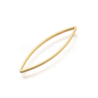Brass Open Back Bezel Link Rings X-KK-B152-08B-G-1