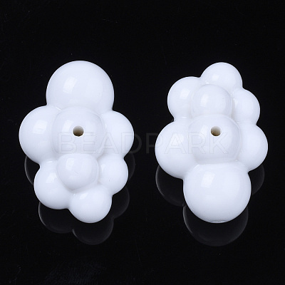 Opaque Acrylic Beads OACR-N130-020A-B01-1