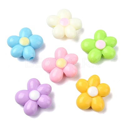 Opaque Acrylic Beads OACR-CJC0009-06-1