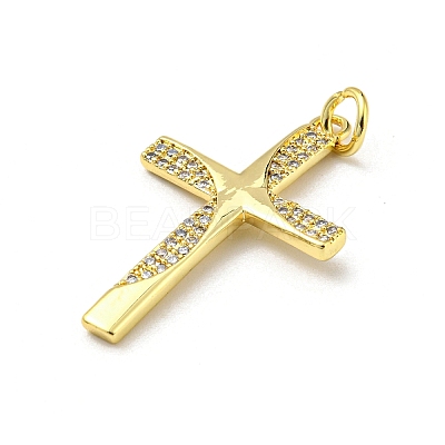 Brass with Cubic Zirconia Pendants FIND-Z023-08A-1