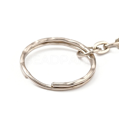 Natural & Synthetic Mixed Gemstone Keychain KEYC-JKC00225-1