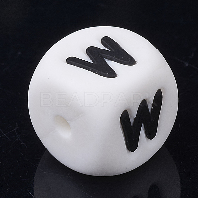 Food Grade Eco-Friendly Silicone Beads X-SIL-R001-W-1
