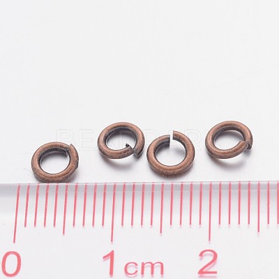 Brass Open Jump Rings JRC5MM-R-1