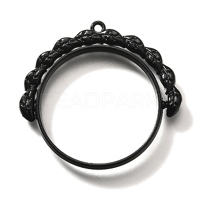 Alloy Open Back Bezel Pendants PALLOY-I223-12EB-1