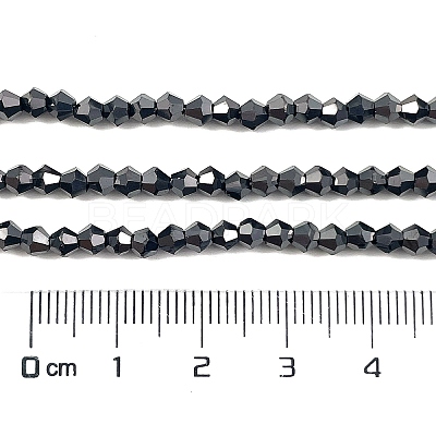 Transparent Electroplate Glass Beads Strands LS-EGLA-A039-T3mm-UA13-1
