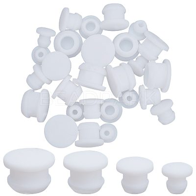 32Pcs 4 Style Silicone Bottle Seal Plug AJEW-GF0008-10D-02-1