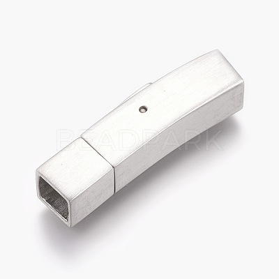 304 Stainless Steel Bayonet Clasps STAS-O114-046MP-C-1