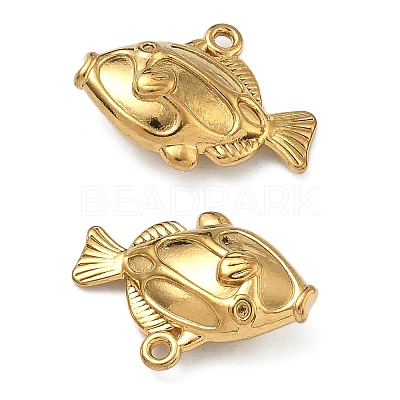 304 Stainless Steel Pendants STAS-P446-13B-G-1