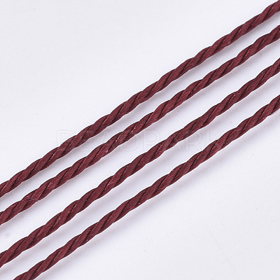 Round Waxed Polyester Cord YC-R135-009-1