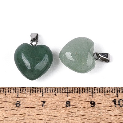 Natural Green Aventurine Pendants G-T143-49I-1