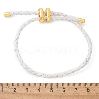 Leather Braided Cord Bracelets BJEW-G675-06G-06-1