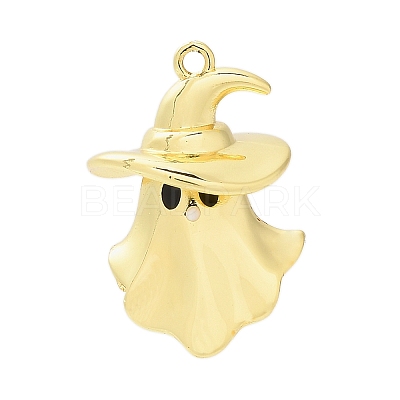 Halloween Brass Enamel Pendants KK-F915-01B-G-1