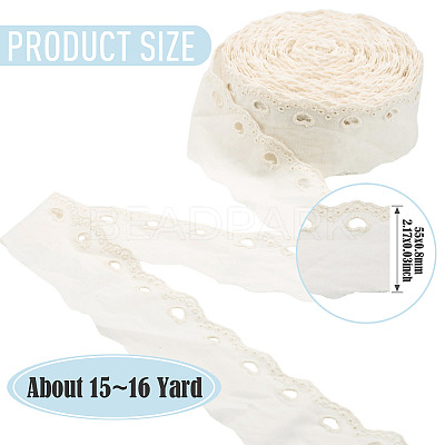 Cotton Lace Trim OCOR-TAC0015-30B-1