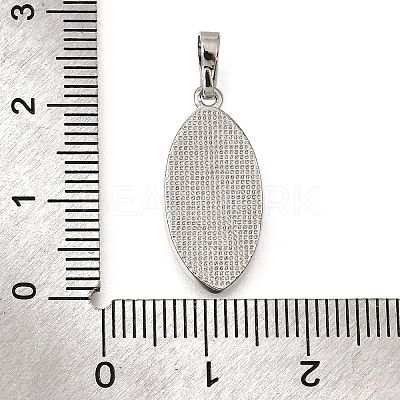 Brass Shell Pendants KK-D328-01P-D-1