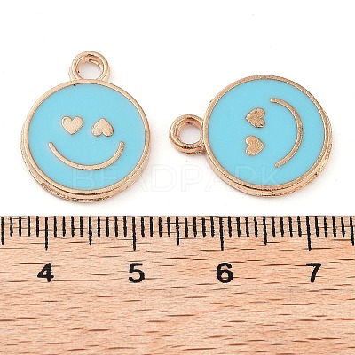 Alloy Enamel Pendants PALLOY-S192-04G-03-1