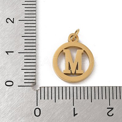 304 Stainless Steel Charms
with Jump Ring LS-STAS-R001-02G-M-1