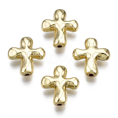 Rack Plating Alloy Beads PALLOY-T077-138LG-RS-1