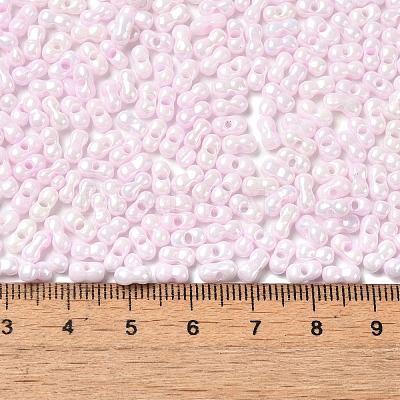 Opaque Colours Luster Glass Seed Beads SEED-B001-01A-03-1