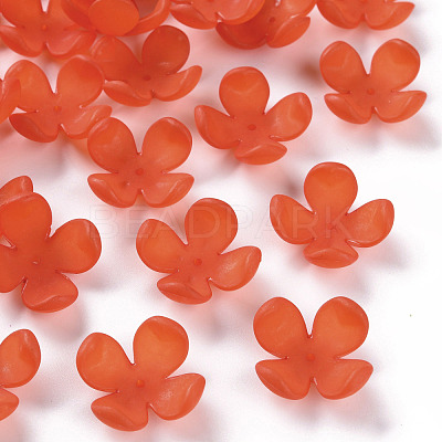 Frosted Acrylic Bead Caps MACR-S371-06A-726-1