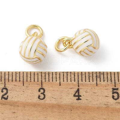 Brass Enamel Pendants X-KK-P294-38G-02-1