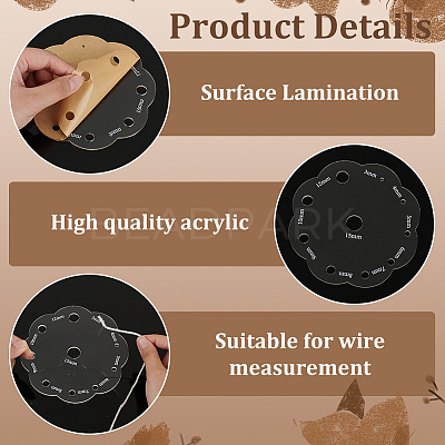 1Pc Acrylic Measuring Tools DIY-BC0014-13-1
