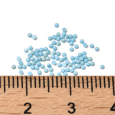 Synthetic Turquoise Dome/Half Round Cabochons G-G037-01A-01-1