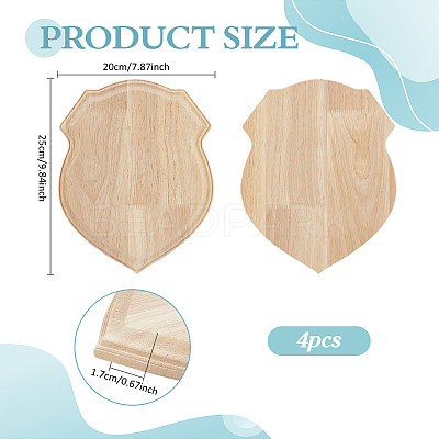 4Pcs Wooden Display Pedestals ODIS-FG0002-06B-1