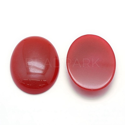 Natural Red Jasper Cabochons X-G-P393-I05-1