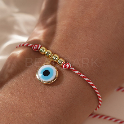 Bohemian Style Adjustable  Nylon Cord Braided Bracelets for Women Men LS-PY6611-1