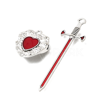 Alloy Enamel Big Pendants AL-CBA5334-02AS-02-1