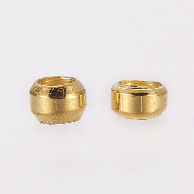 Brass Crimp Beads E002-NFG-1