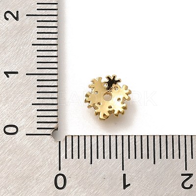 Rack Plating Brass Micro Pave Clear Cubic Zirconia Bead Caps KK-H508-22A-G-1