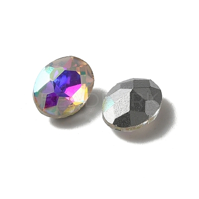Pointed Back Glass Rhinestone Cabochons DIY-WH0043-57A-01-1