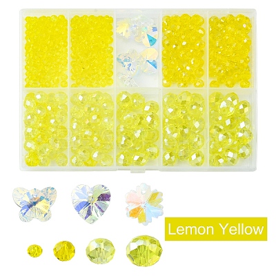 DIY Glass Beads & Charms Jewelry Making Finding Kit DIY-YW0008-98B-1