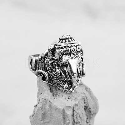 Adjustable Retro Alloy Cuff Rings for Men FS-WG61BF6-03-1