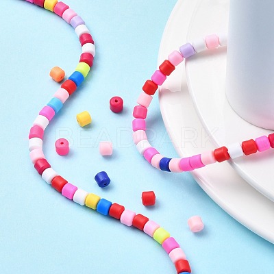 Handmade Polymer Clay Bead Strands CLAY-ZX006-01K-1