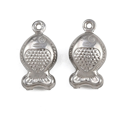 304 Stainless Steel Pendants STAS-L297-02P-1