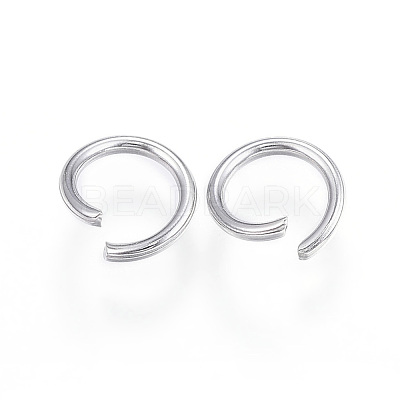 Tarnish Resistant 304 Stainless Steel Open Jump Rings A-STAS-F110-05P-1