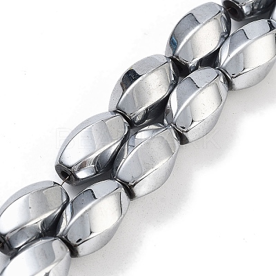 Synthetic Magnetic Hematite Beads Strands G-P545-G01-01G-1