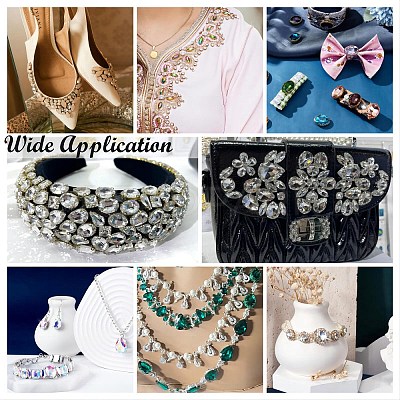 Sew on Rhinestone RGLA-T034-4x8mm-22-1