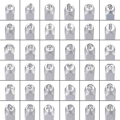 Iron Seal Stamps AJEW-BC0005-50-1