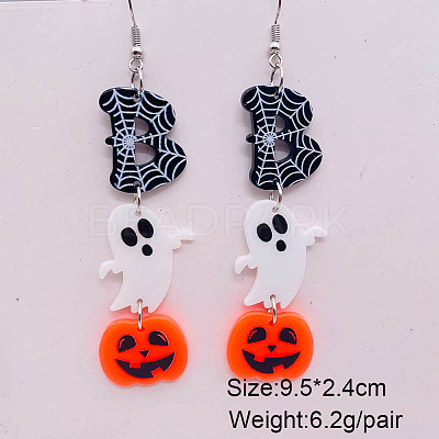 Halloween Acrylic Dangle Earrings FS-WG50B17-09-1
