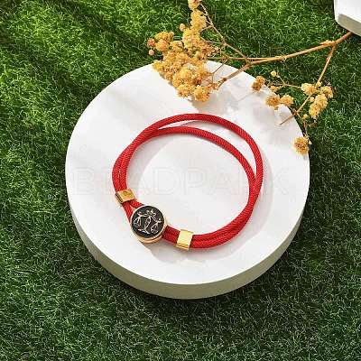 Constellation Nylon Cords Multi-strand Bracelets BJEW-U016-01B-09-1