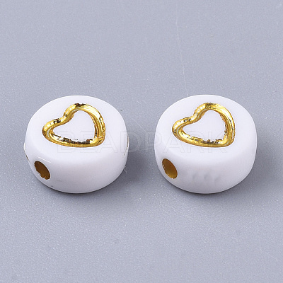 Plating Acrylic Beads X-PACR-Q112-08-1