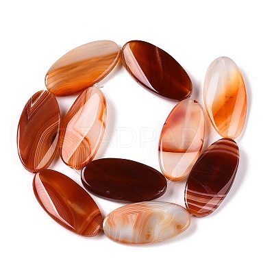Natural Red Agate Beads Strands G-T138-201-1