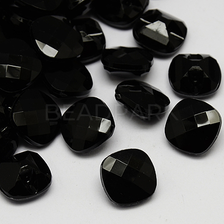 Taiwan Acrylic Rhinestone Buttons BUTT-F018-15mm-01-1
