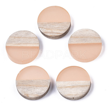 Resin & Wood Cabochons RESI-R425-05J-1