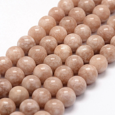 Natural White Jade Beads Strands G-F364-11-10mm-1-1