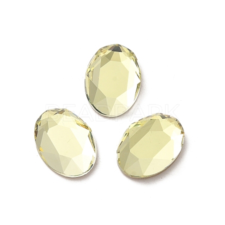 Glass Rhinestone Cabochons RGLA-P037-13A-D337-1